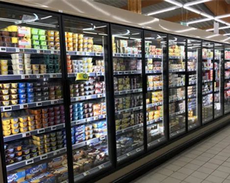 Walk in Cooler  Display Doors 24" x 75" with Shelves